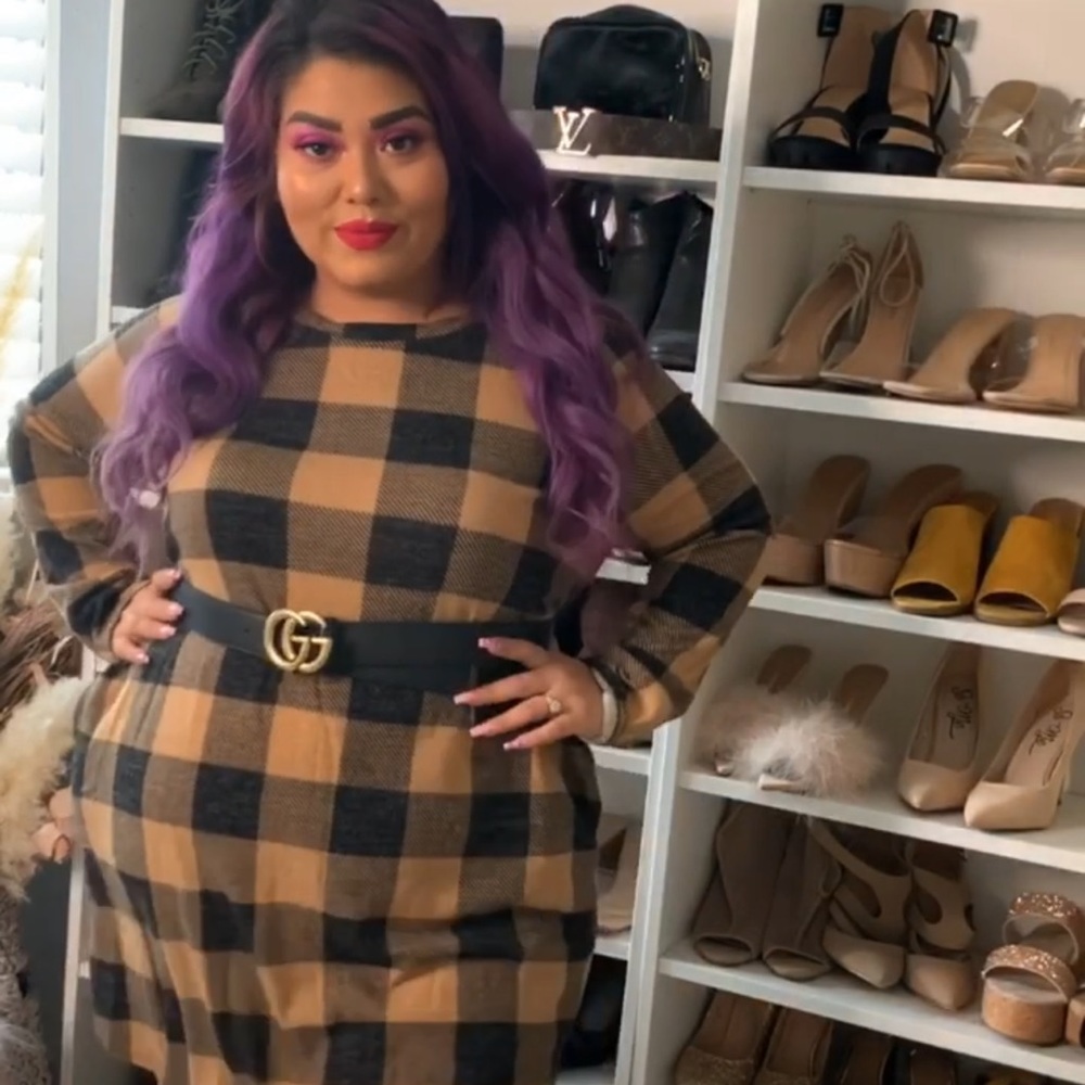 Plaid dress